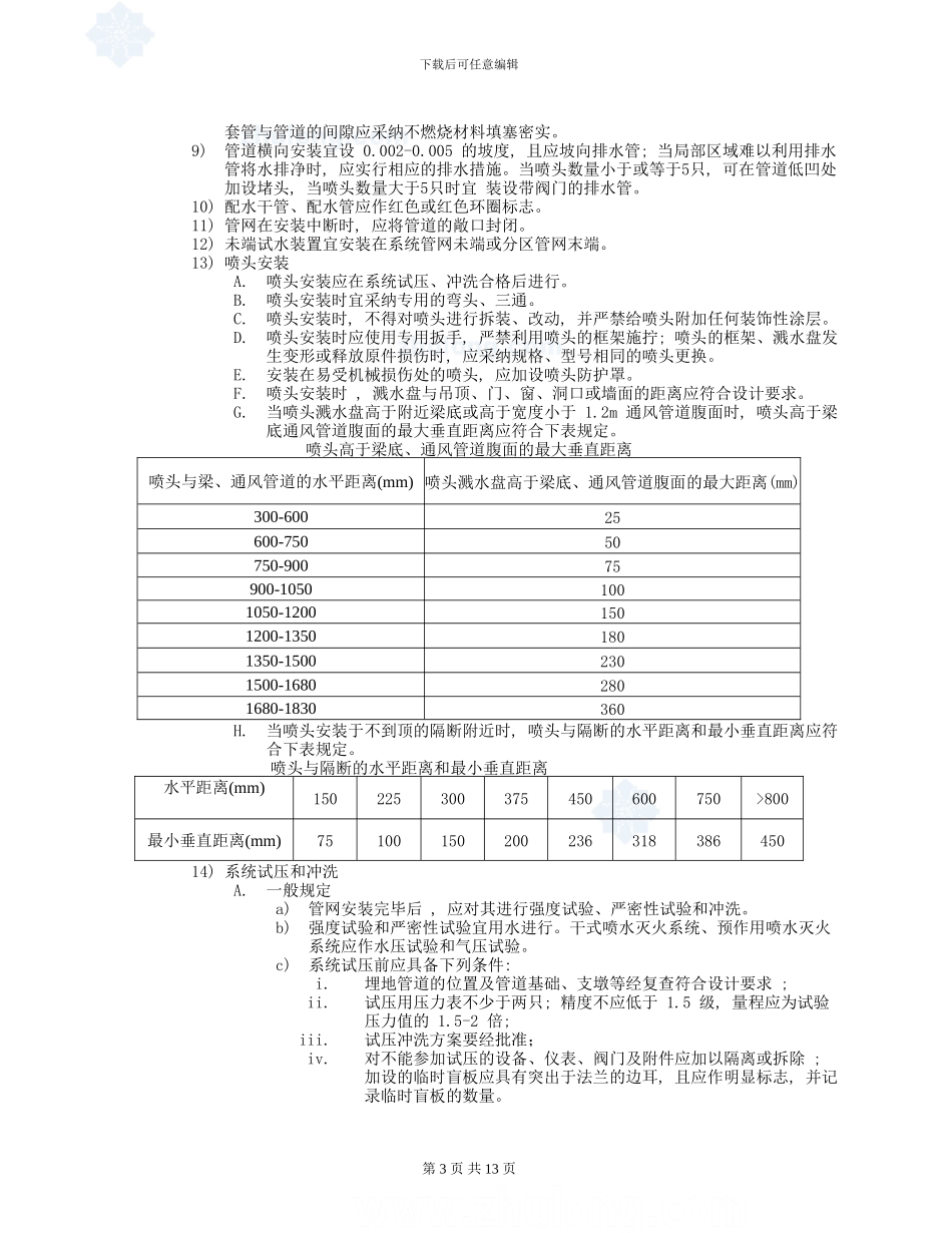 上海某工程消防施工方案-secret_第3页