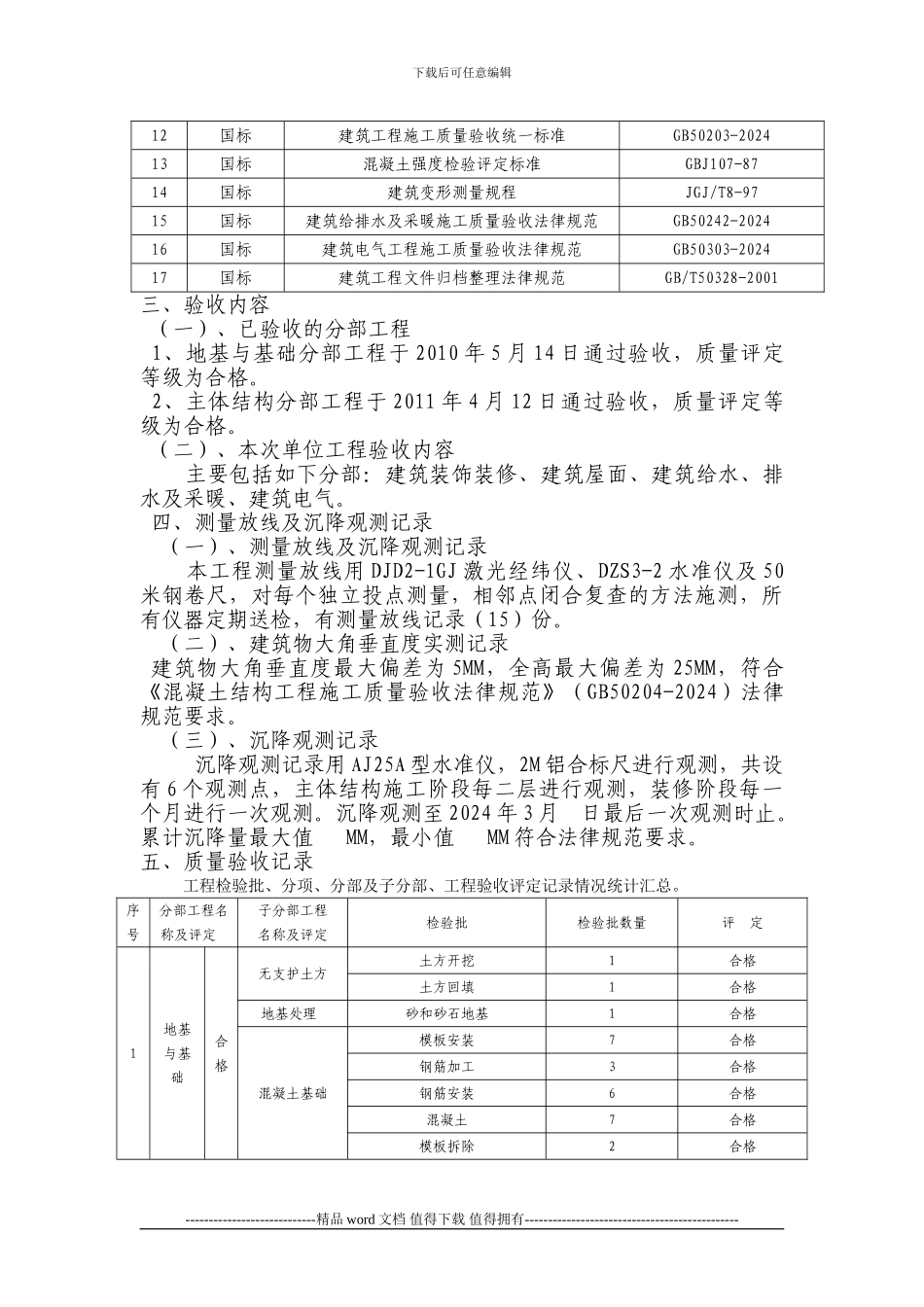 东太堡三期3#楼竣工验收评估报告_第3页