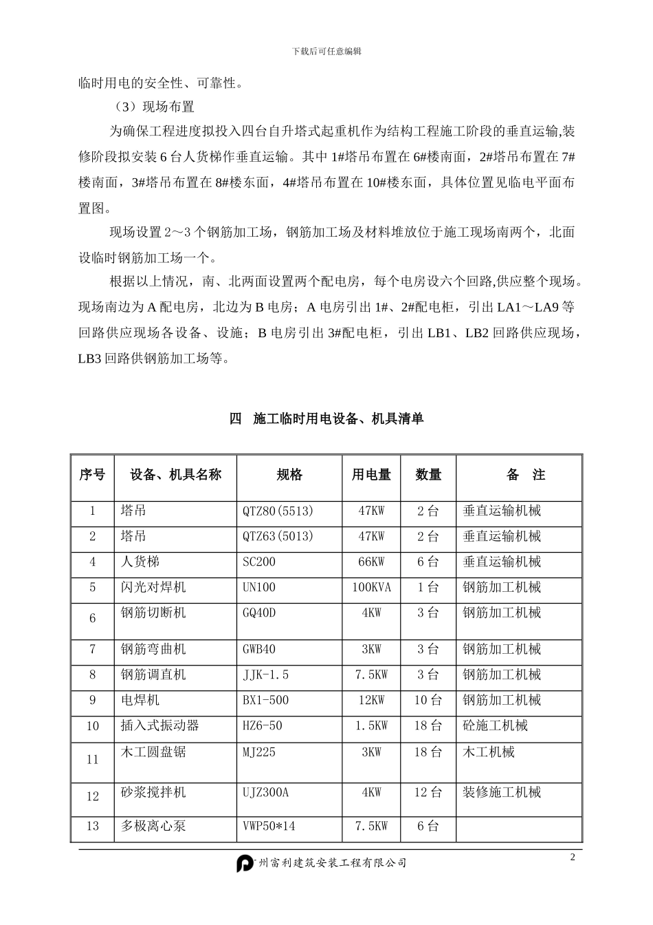 临时施工用水电施工方案_第3页