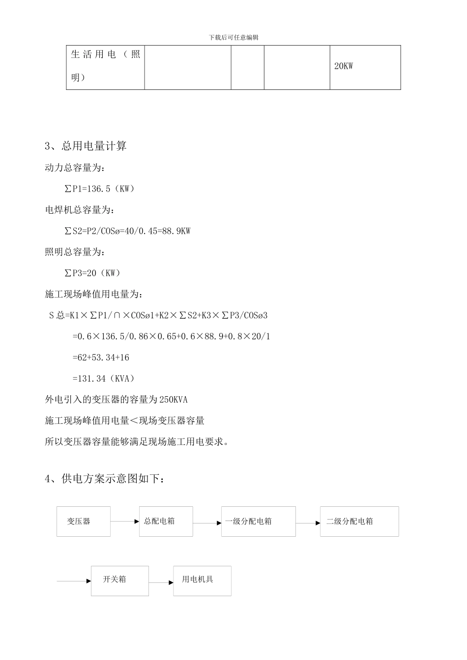 临时施工用电方案_第3页