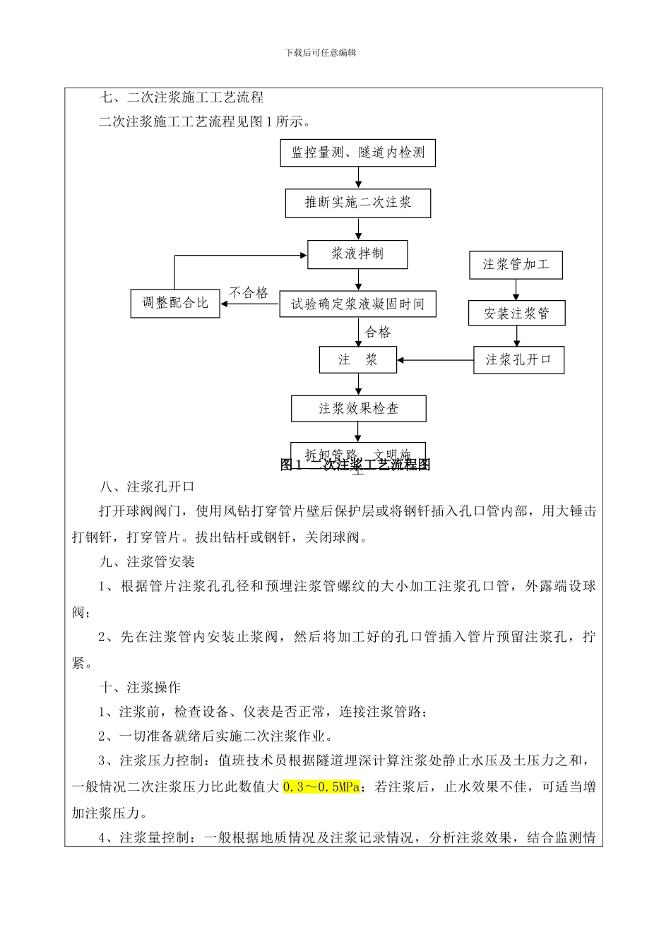 二次注浆施工技术交底_第2页