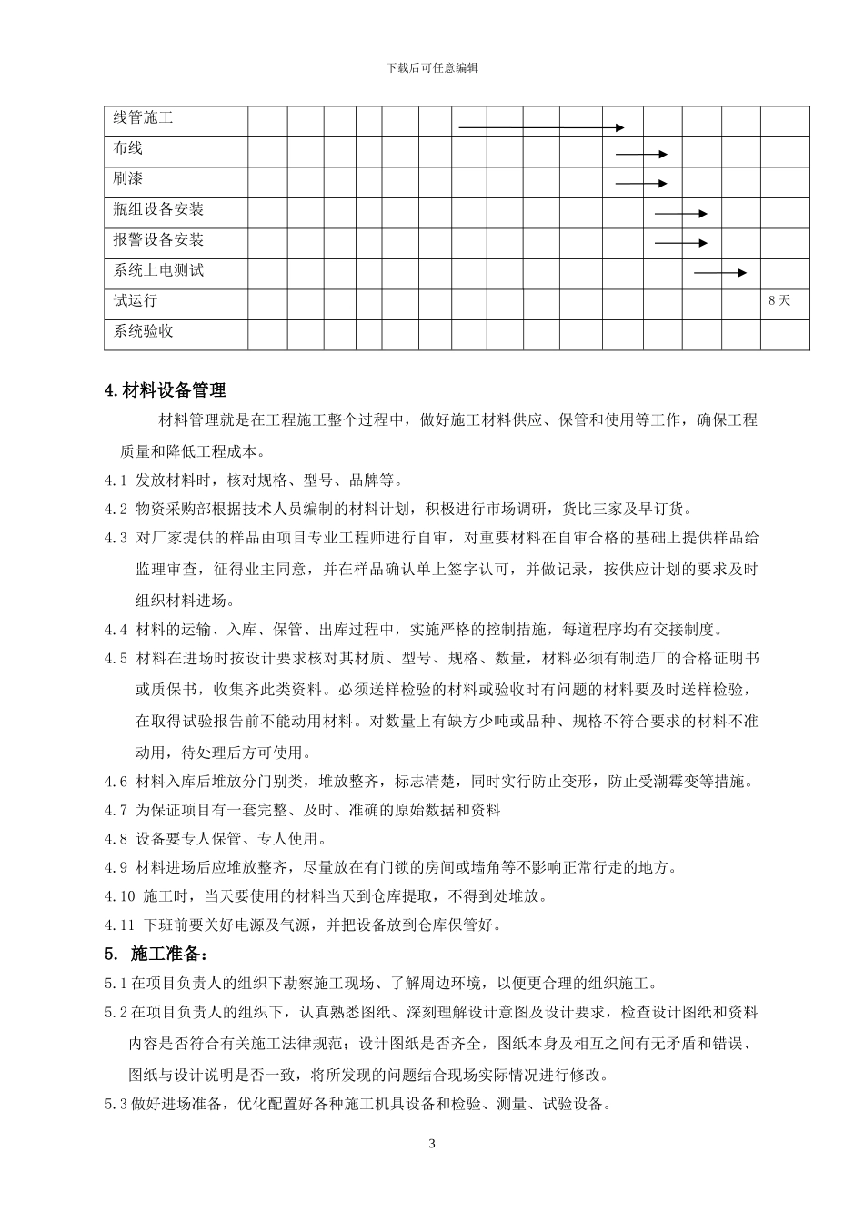 云南管网七氟丙烷气体消防施工方案_第3页