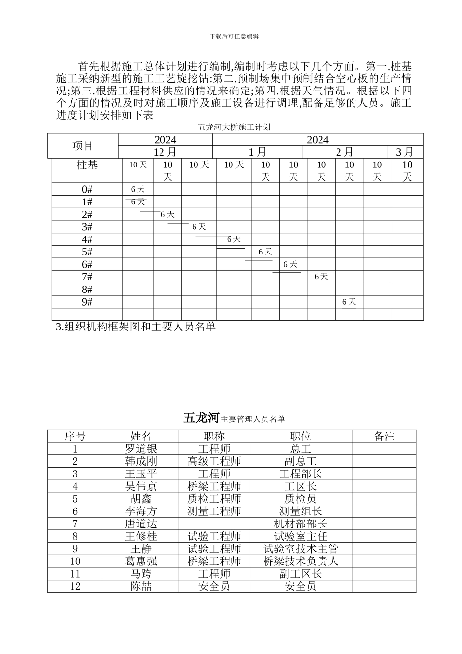 五龙河大桥桩基施工方案-范文-参考文献_第3页
