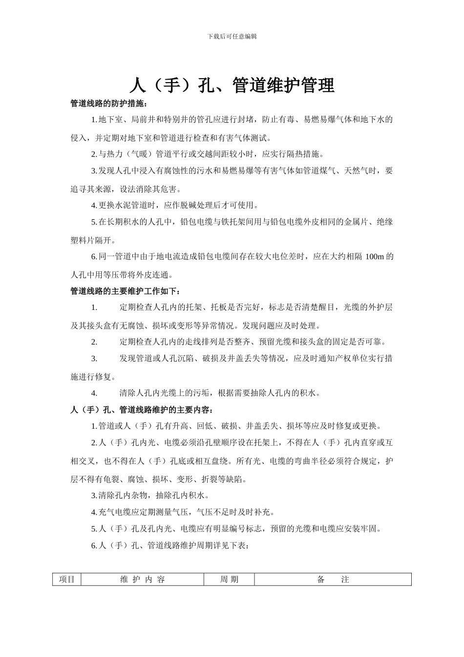 人孔管理制度_第1页
