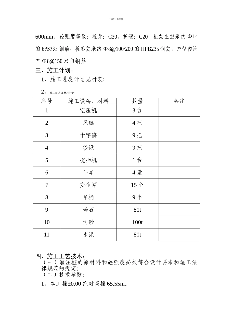 人工成孔挖孔墩施工方案_第3页