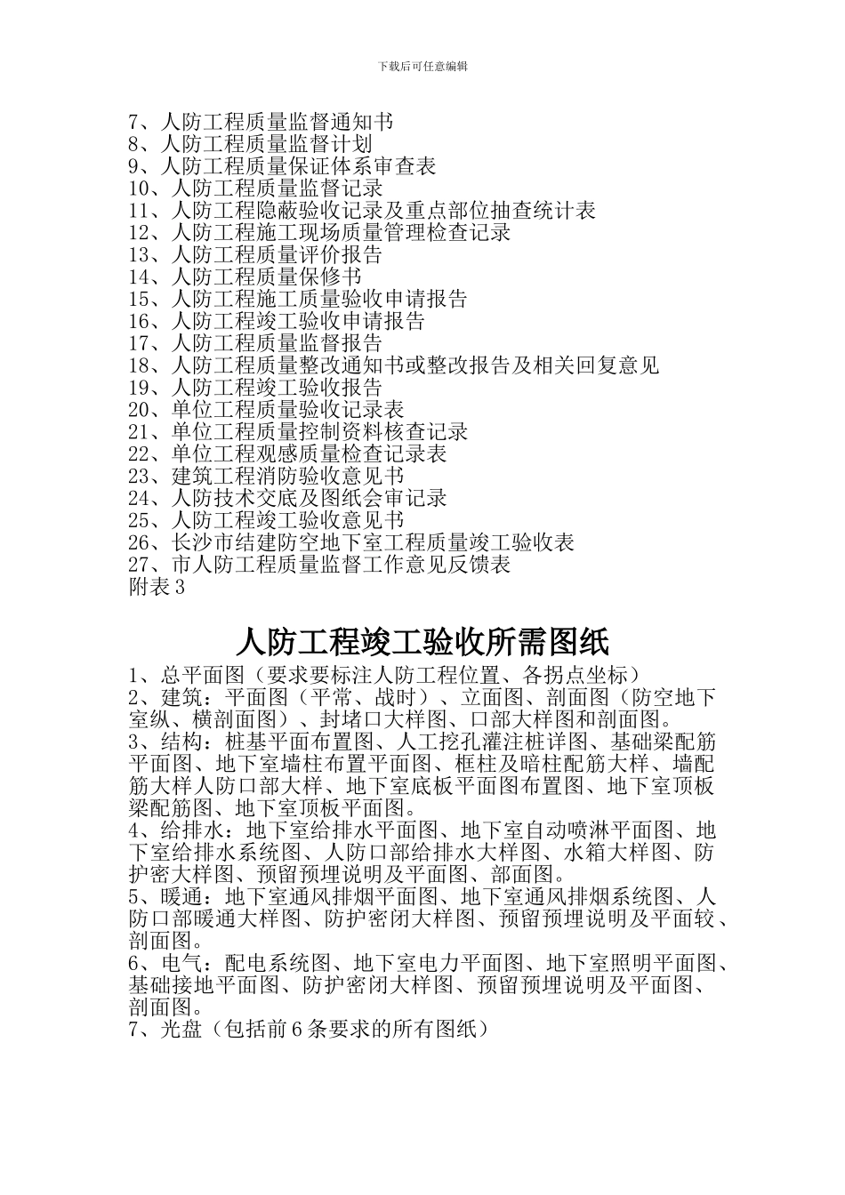 人防工程验收资料目录_第3页
