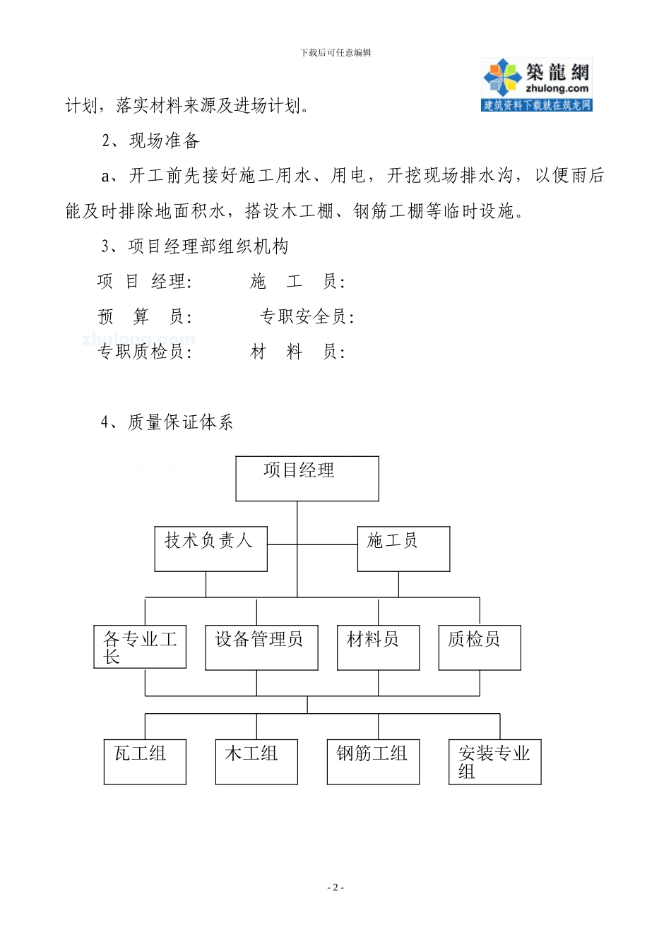 仪征某住宅群消防水池施工方案-secret_第2页