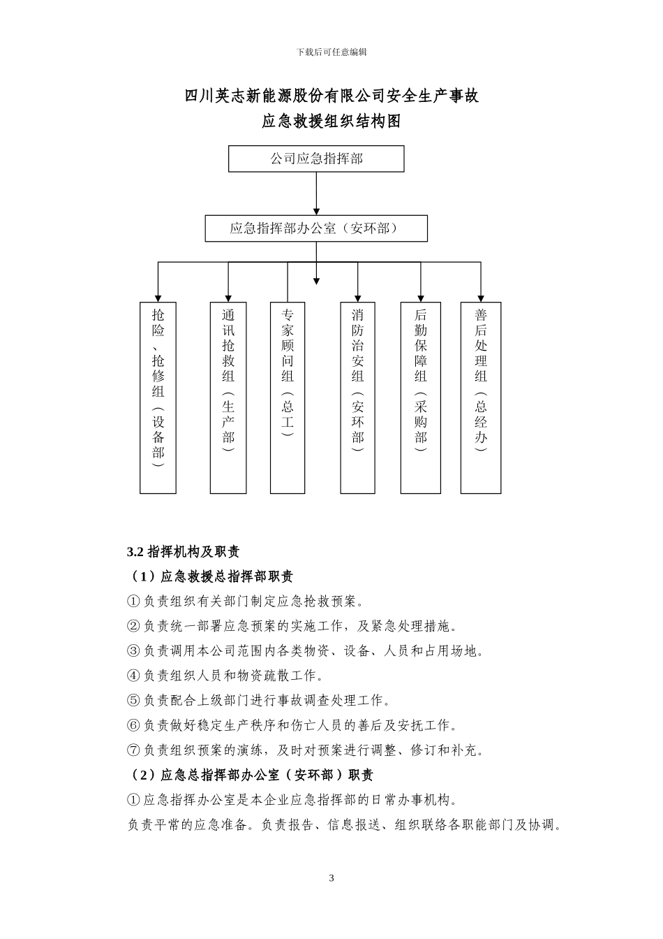 企业安全生产应急救援预案_第3页