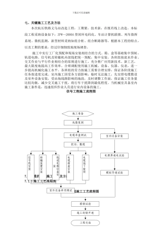 信号施工工艺参考