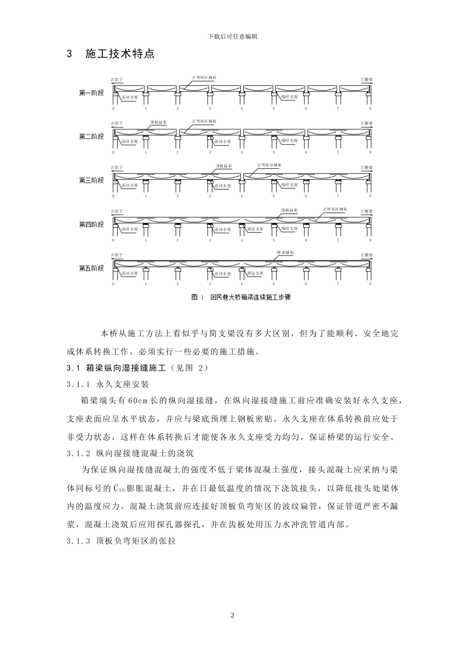 先简支后连续箱梁施工技术_第2页