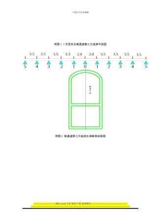 八大区间1号施工竖井及横通道第三方监测方案2024-07-5