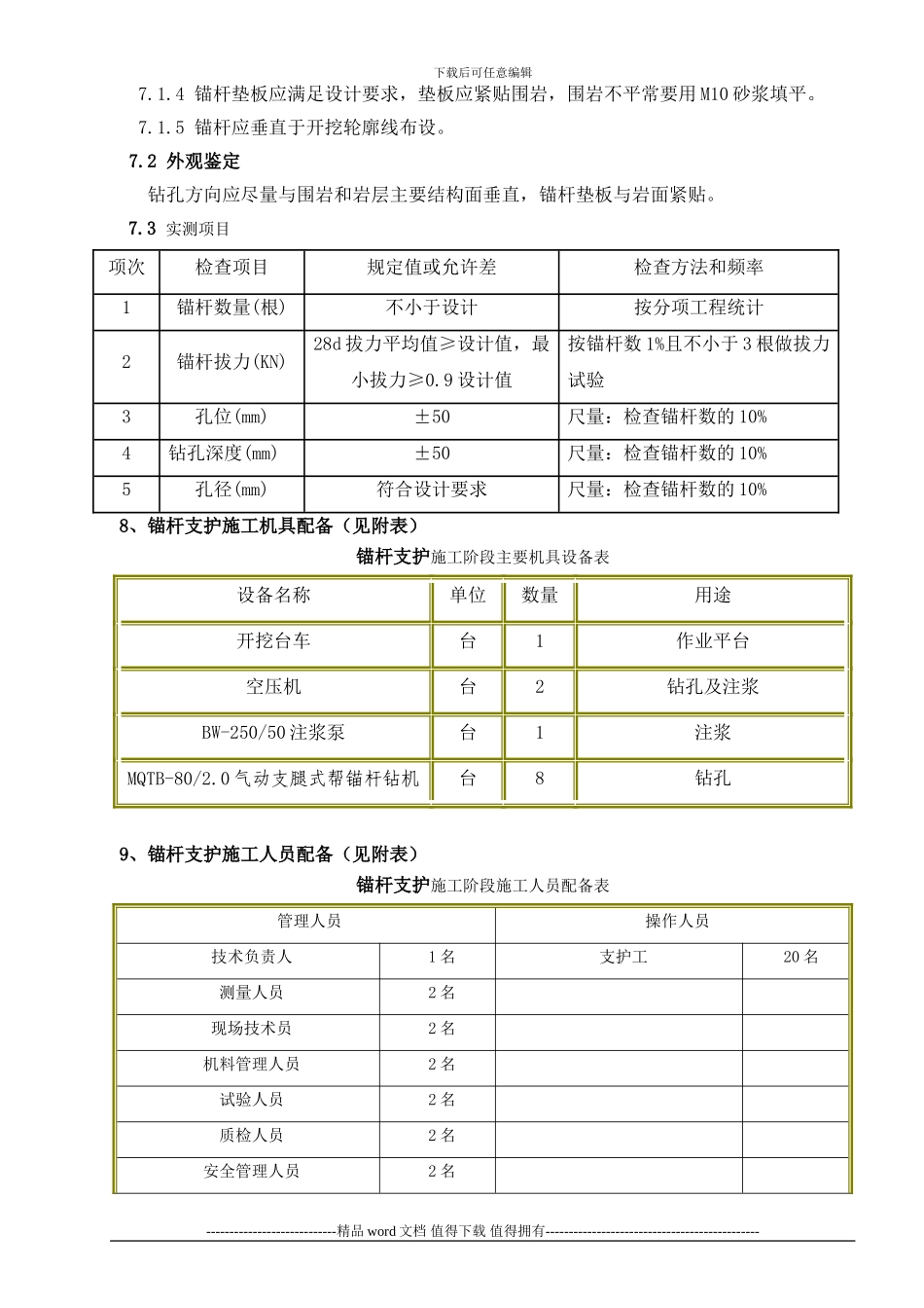 公路隧道锚杆施工方案_第3页