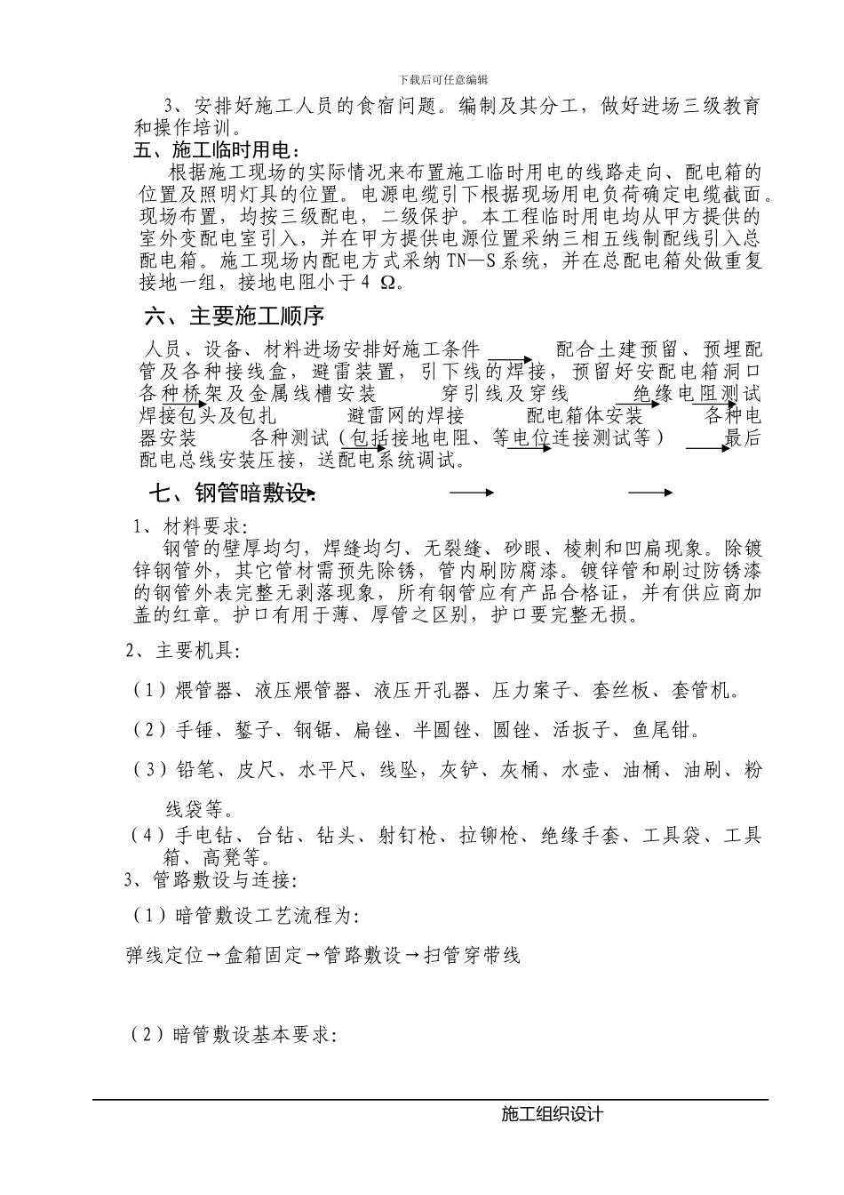 兰馨书院4#施工组织设计编制1安装电气_第2页