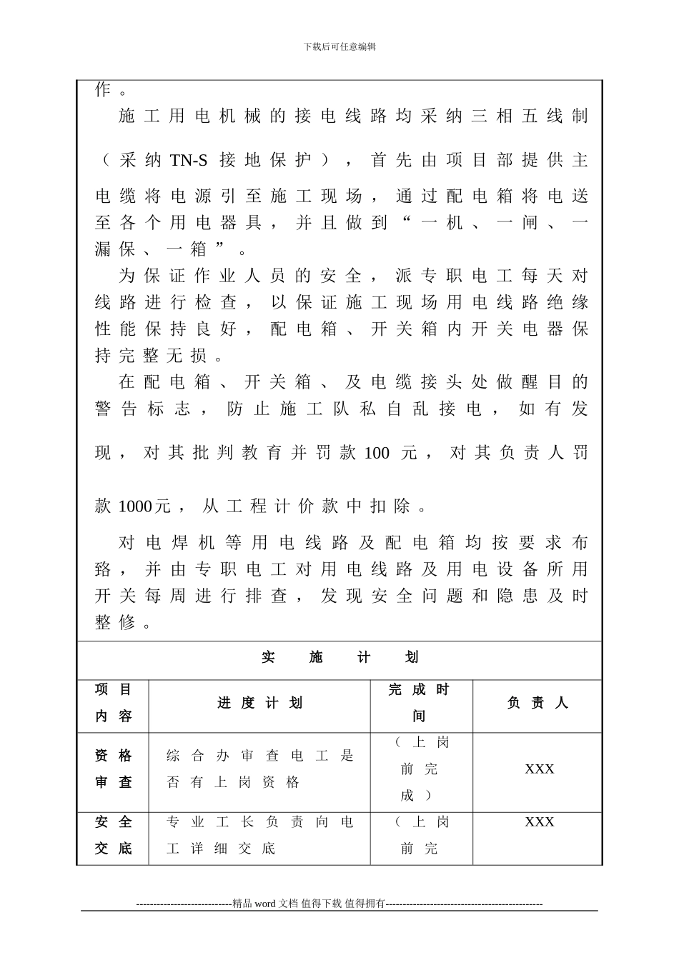 兴隆南项目建筑施工现场安全管理方案_第3页