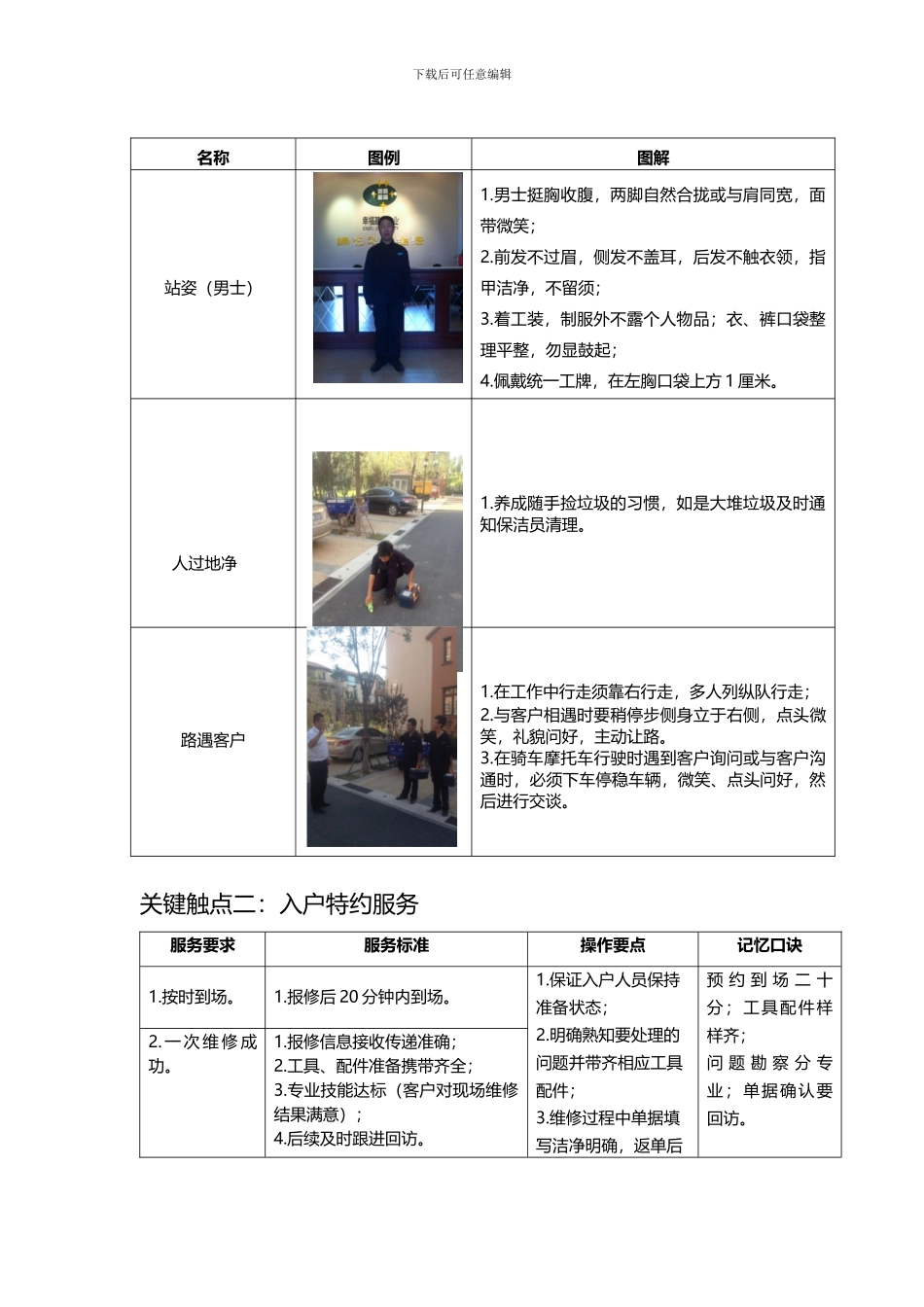 关键触点服务标准手册_第2页