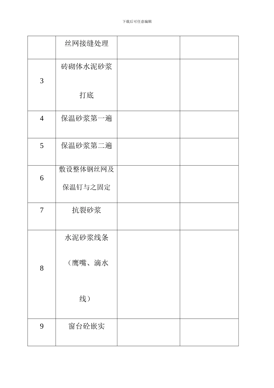 内墙装饰验收流程表_第3页