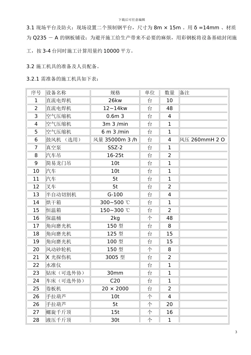内浮顶油罐施工方案_第3页