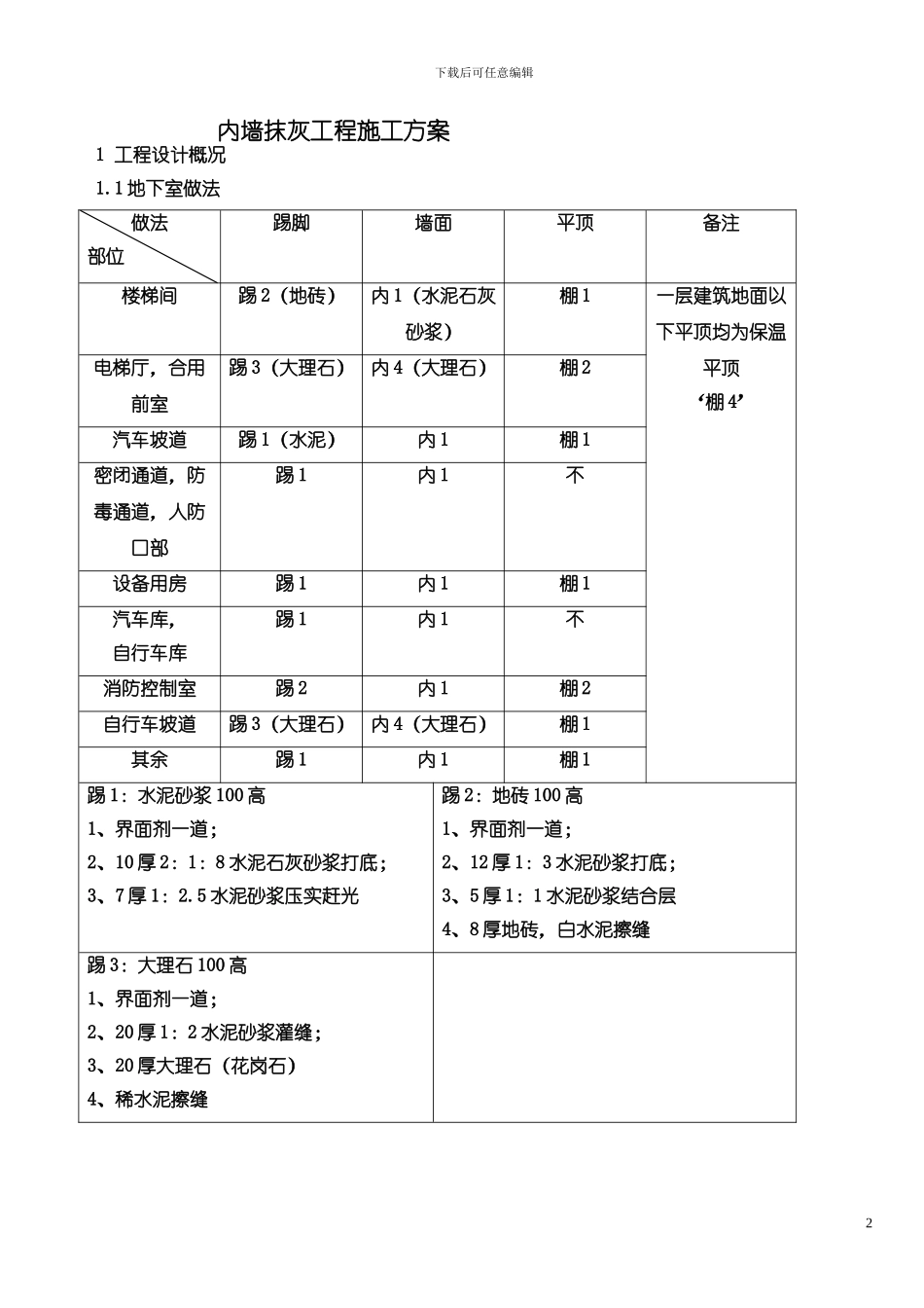 内粉施工方案_第2页