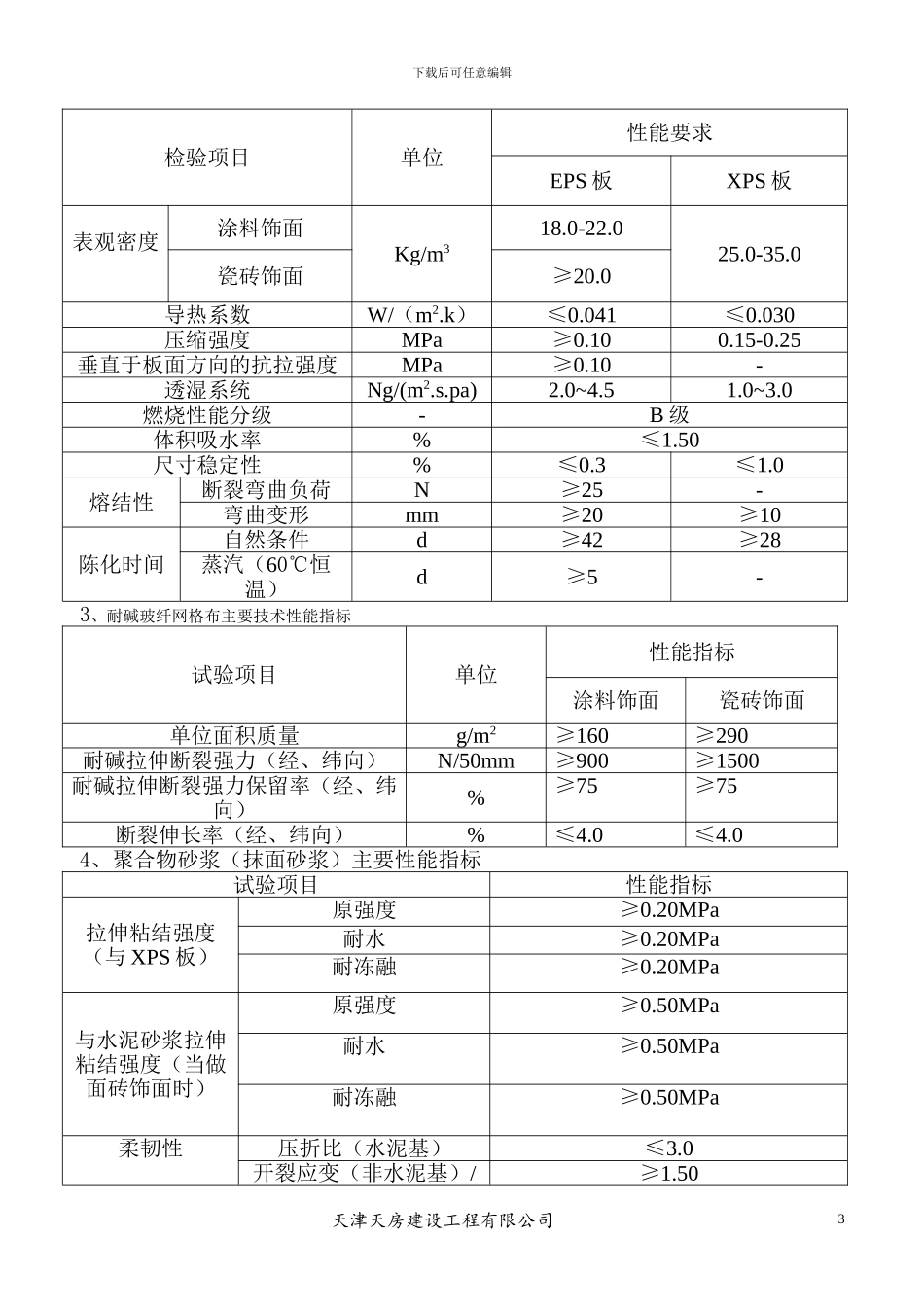 冬季外墙保温涂料饰面XPS板施工方案样本_第3页
