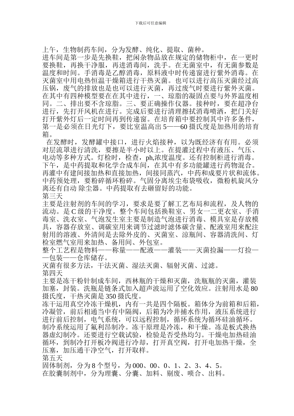 制药工程实习总结_第3页