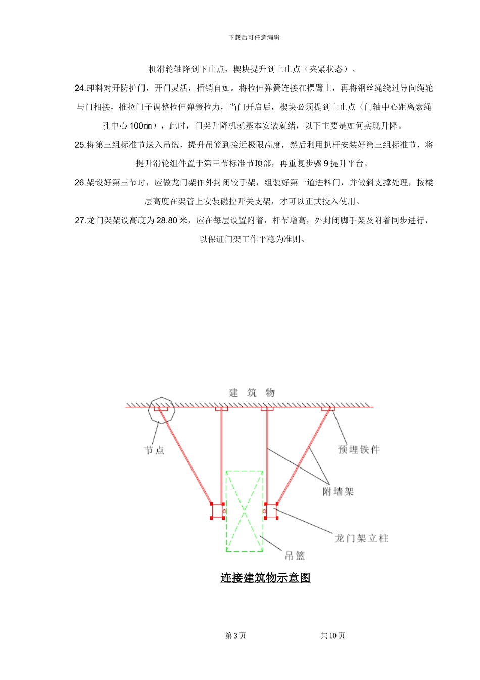 办公楼工程水厂物料提升机施工方案_第3页