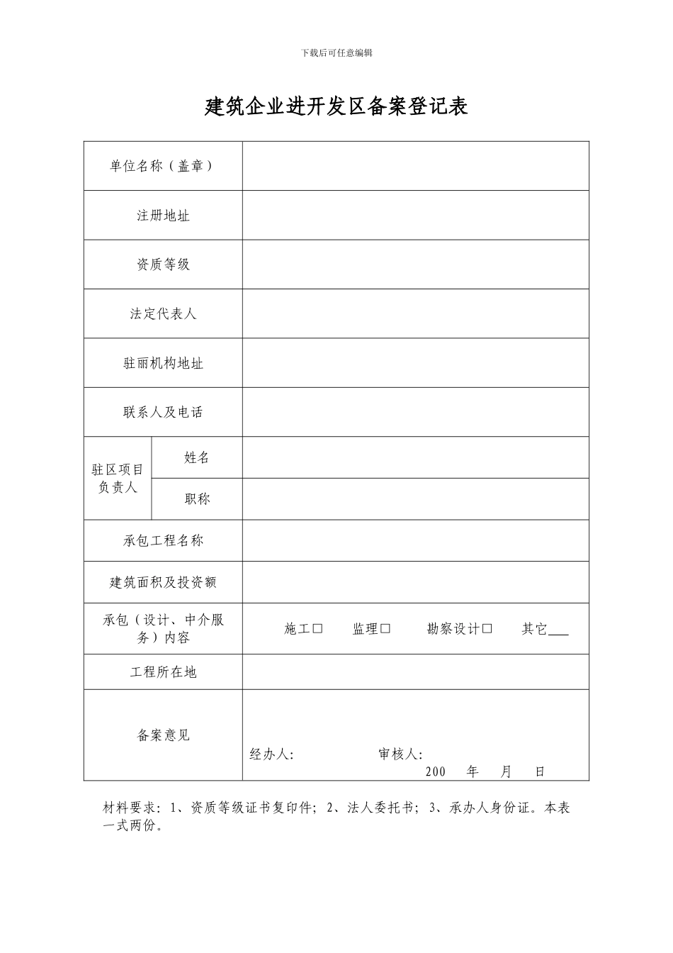 办理施工许可证表格改_第2页