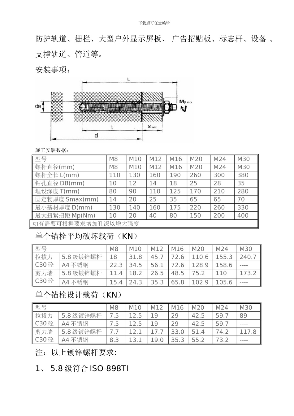 化学锚栓施工工艺_第2页