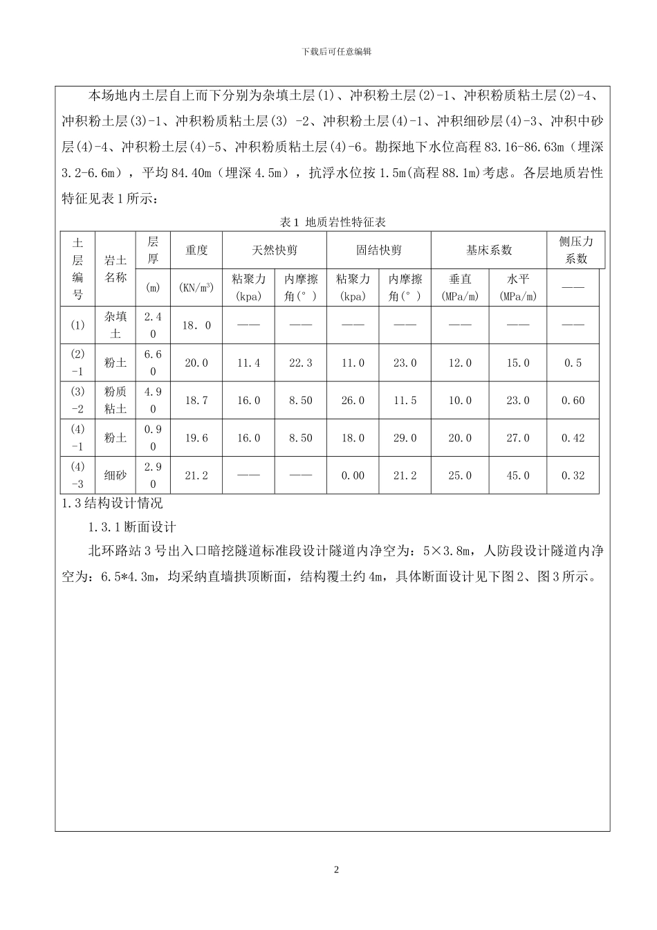 北环路站3号出入口暗挖段开挖技术交底_第2页