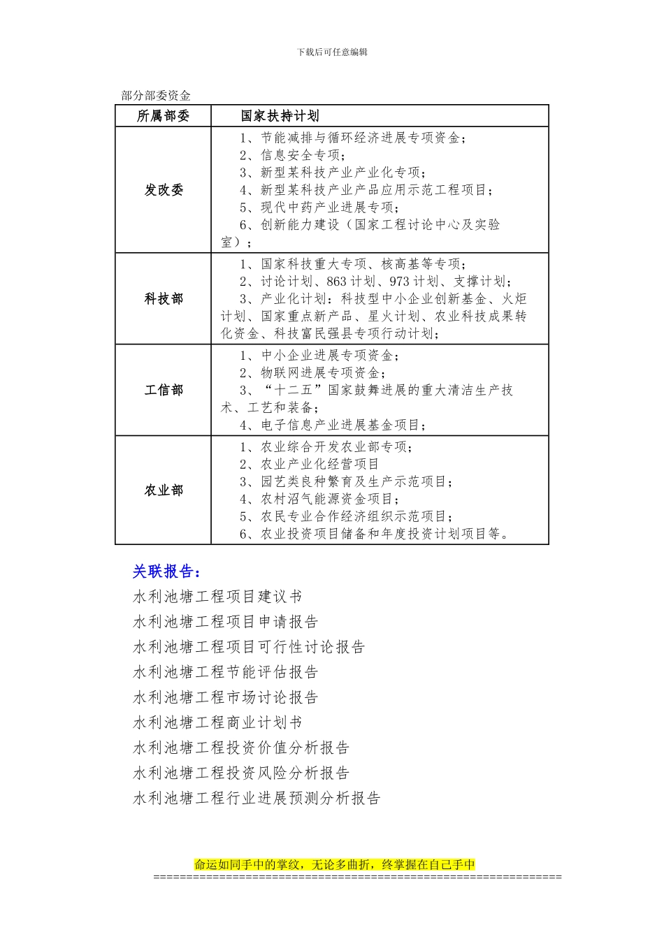 十三五重点项目-水利池塘工程项目资金申请报告_第3页
