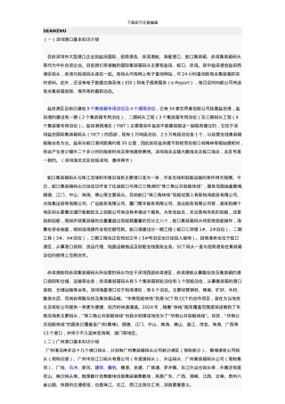 华南各码头情况介绍NEW