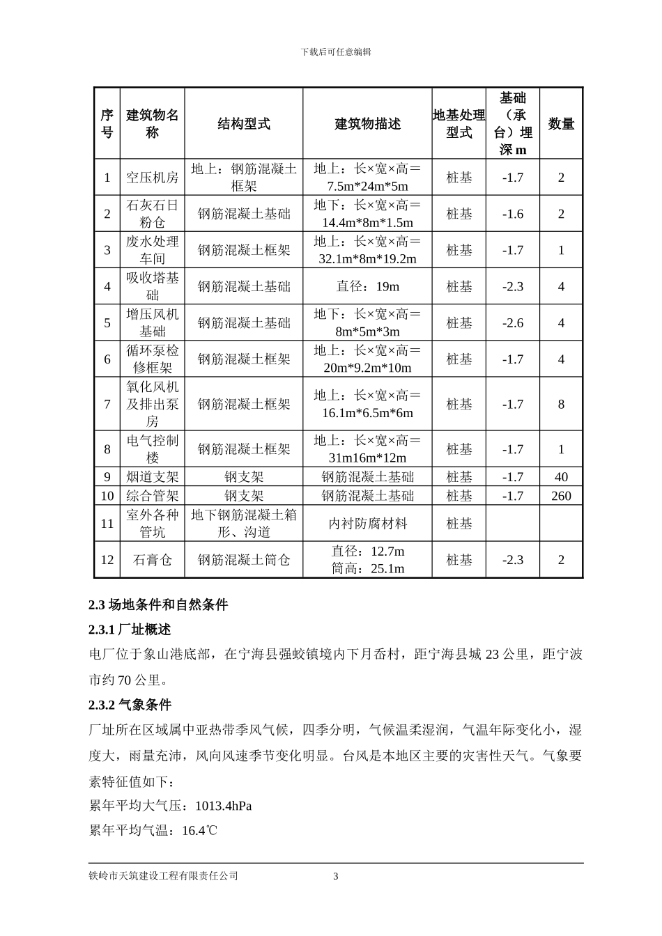 厂房设备基础土建施工组织设计_第3页