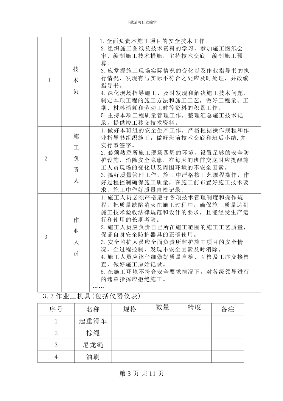 厂房钢结构油漆厂房钢结构油漆施工作业指导书_第3页