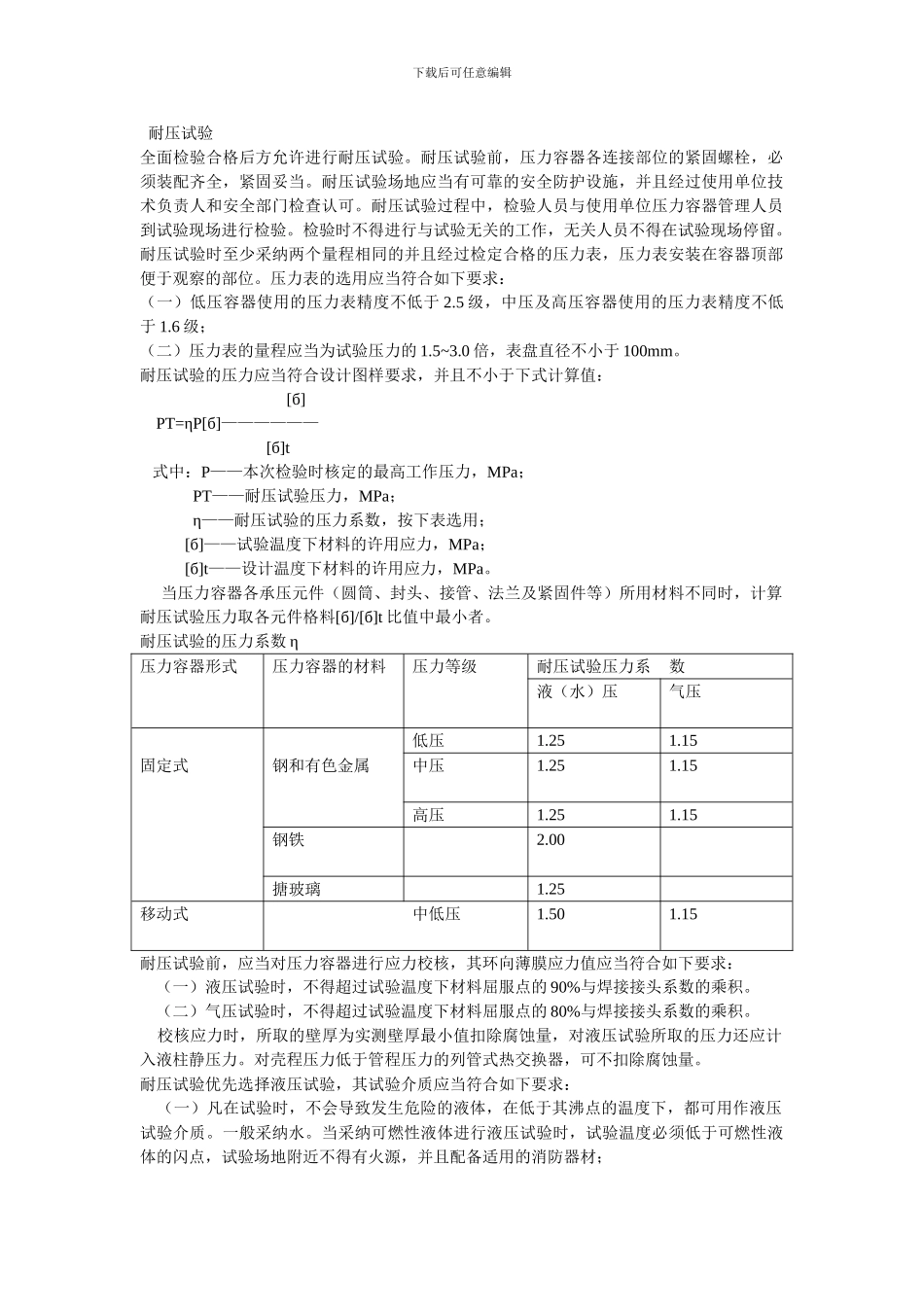 压力容器耐压试验_第1页