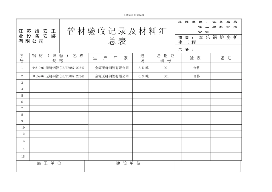 压力管道竣工资料_第2页