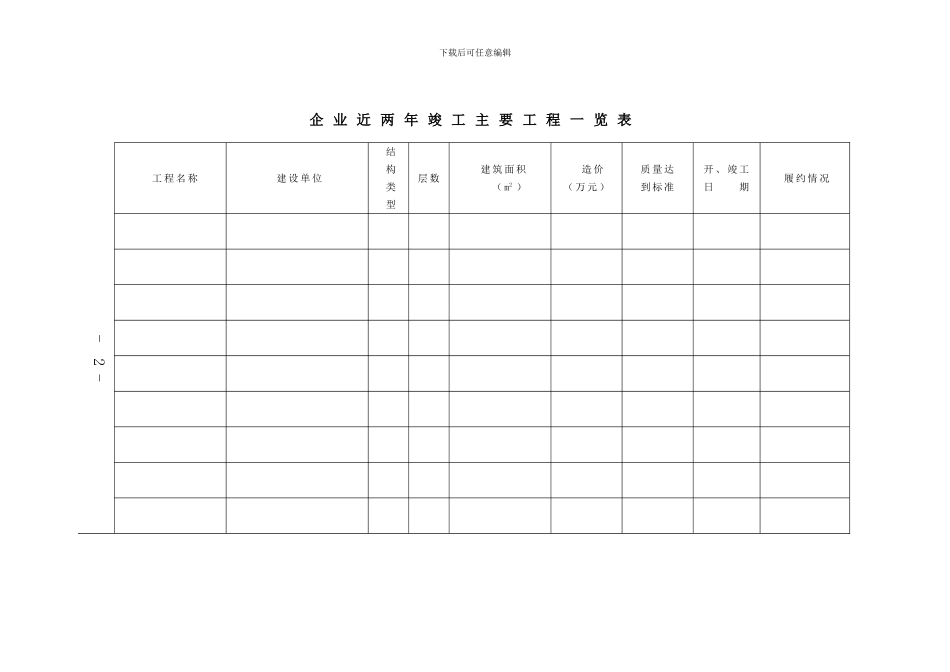 合肥市建设工程施工投标资格审查申请书_第3页
