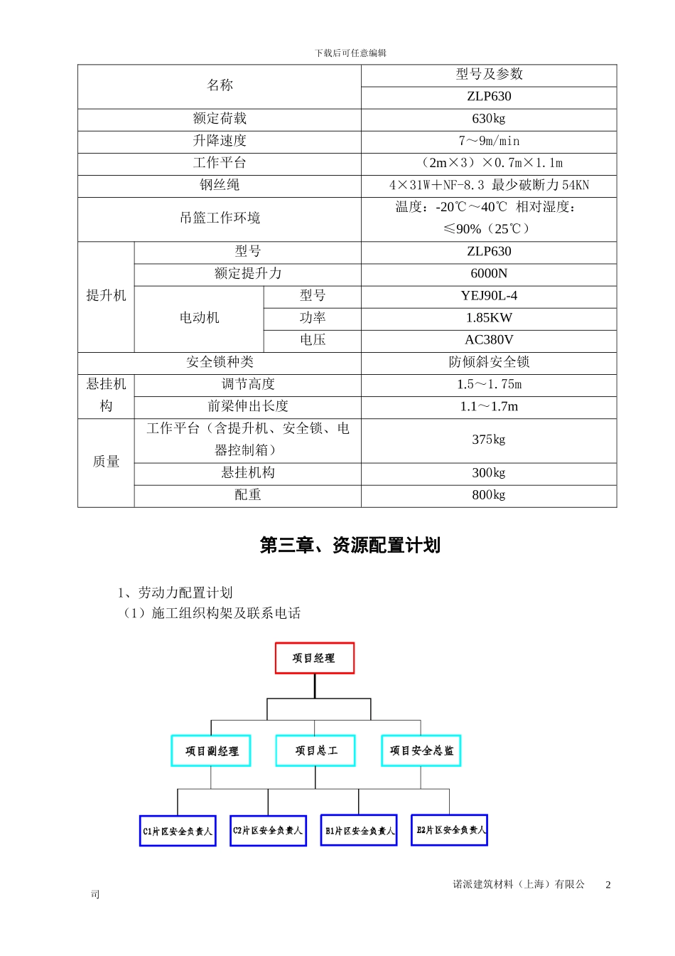 吊篮安装施工方案_第2页