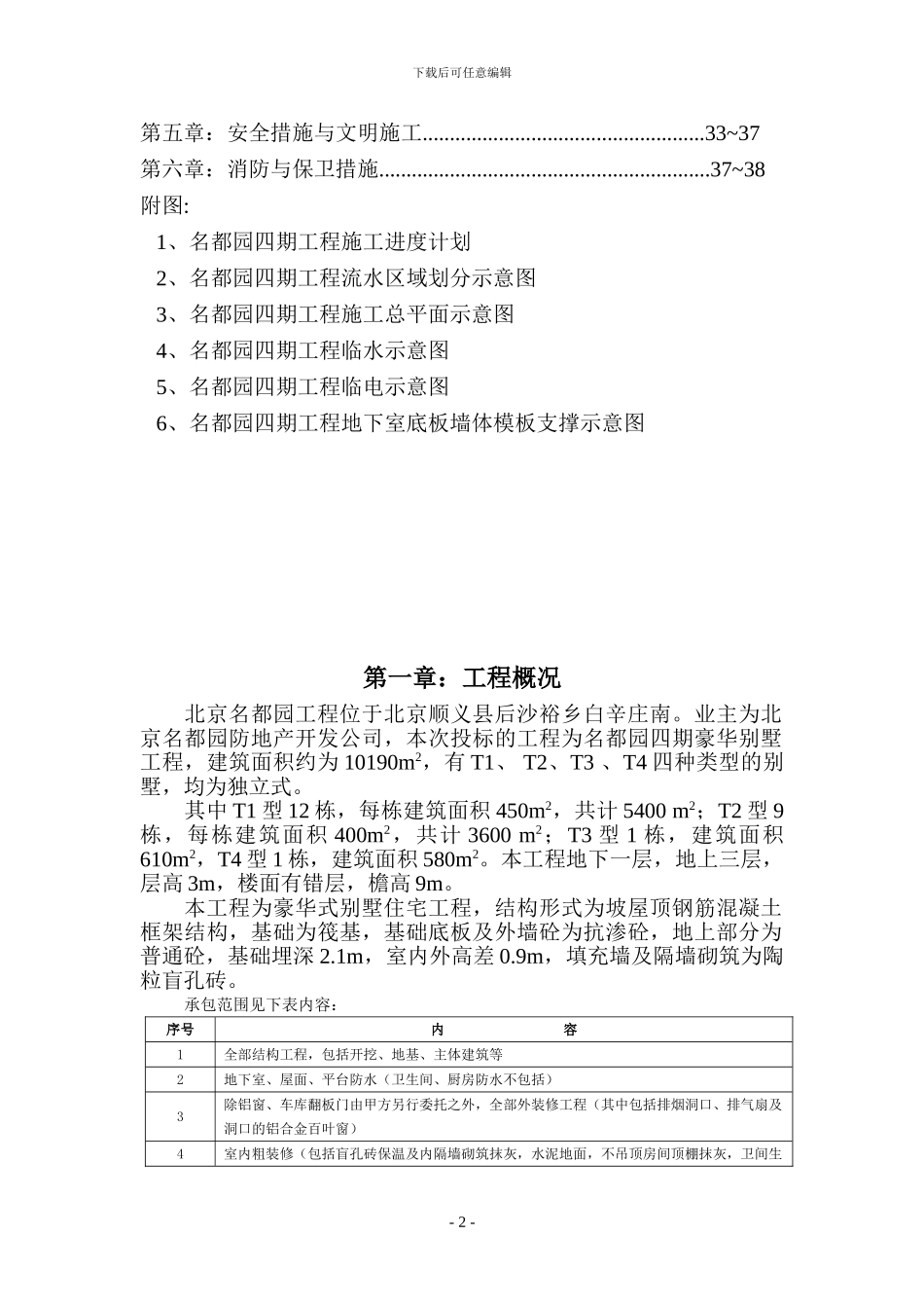 名都园四期工程施工组织设计方案_第2页