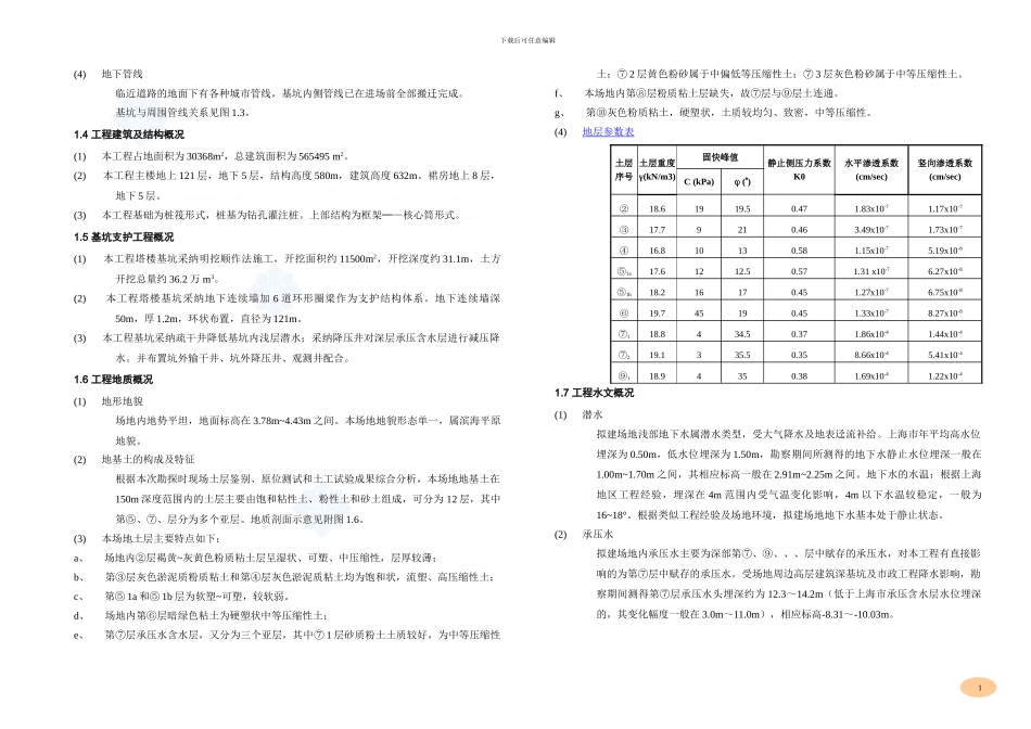 商业中心土方工程施工方案-secret_第2页