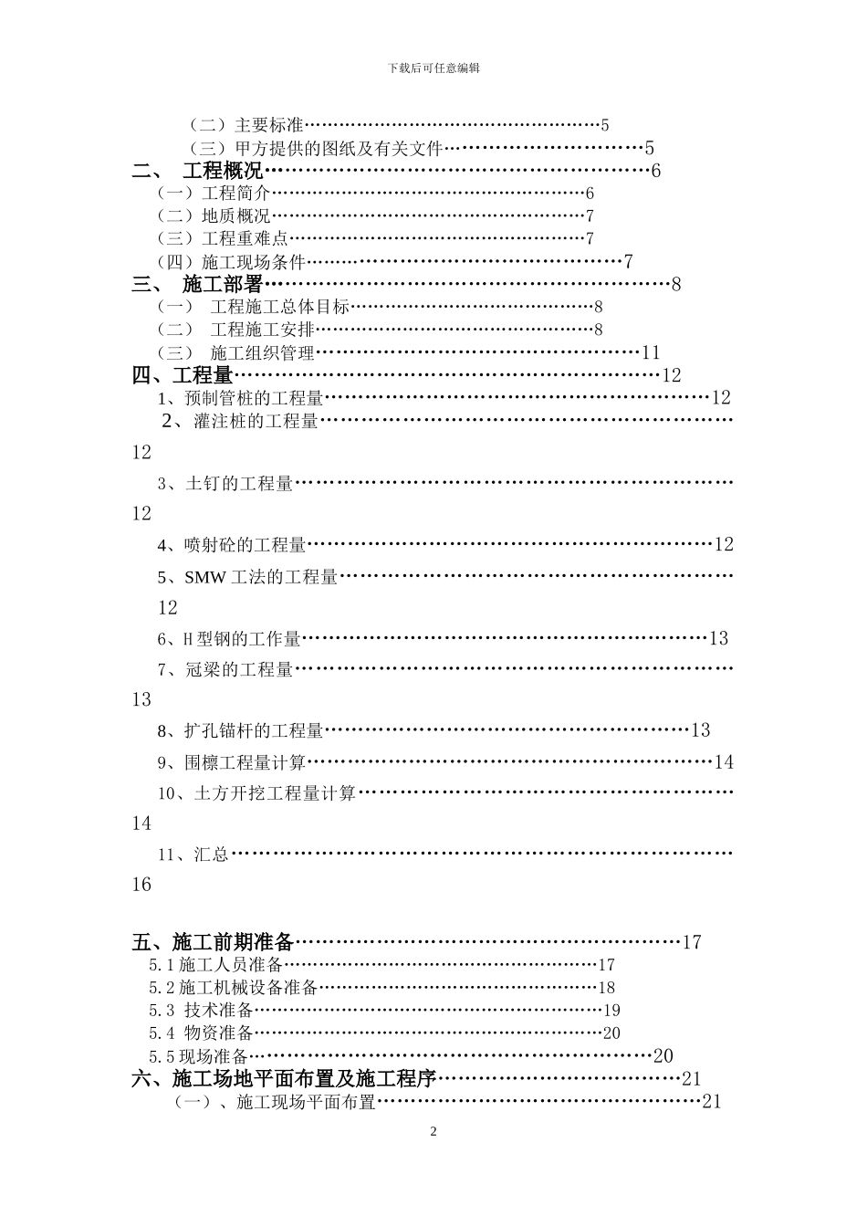 商业广场深基坑工程施工组织设计_第2页