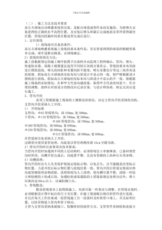 喷灌施工方案