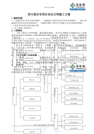 四川某住宅项目安全文明施工方案-secret