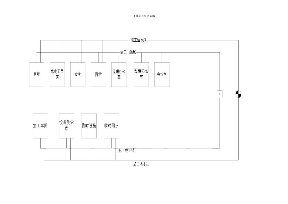 园林绿化施工总平面图_第1页
