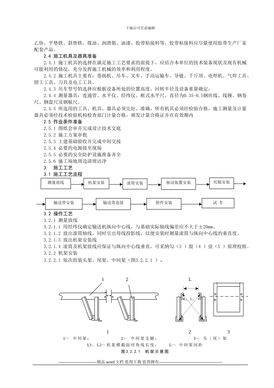 固定输送机安装施工工艺标准_第3页
