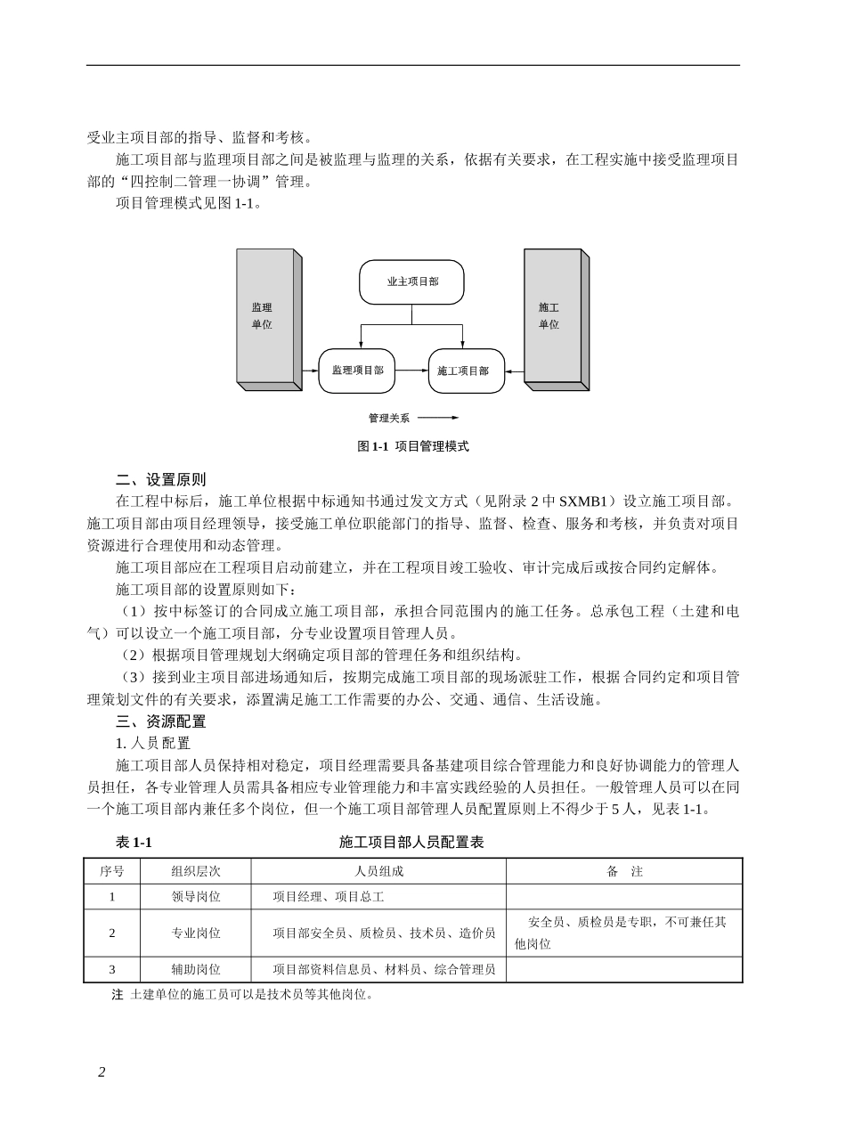 国家电网公司施工项目部标准化工作手册--110千伏变电工程分册_第2页