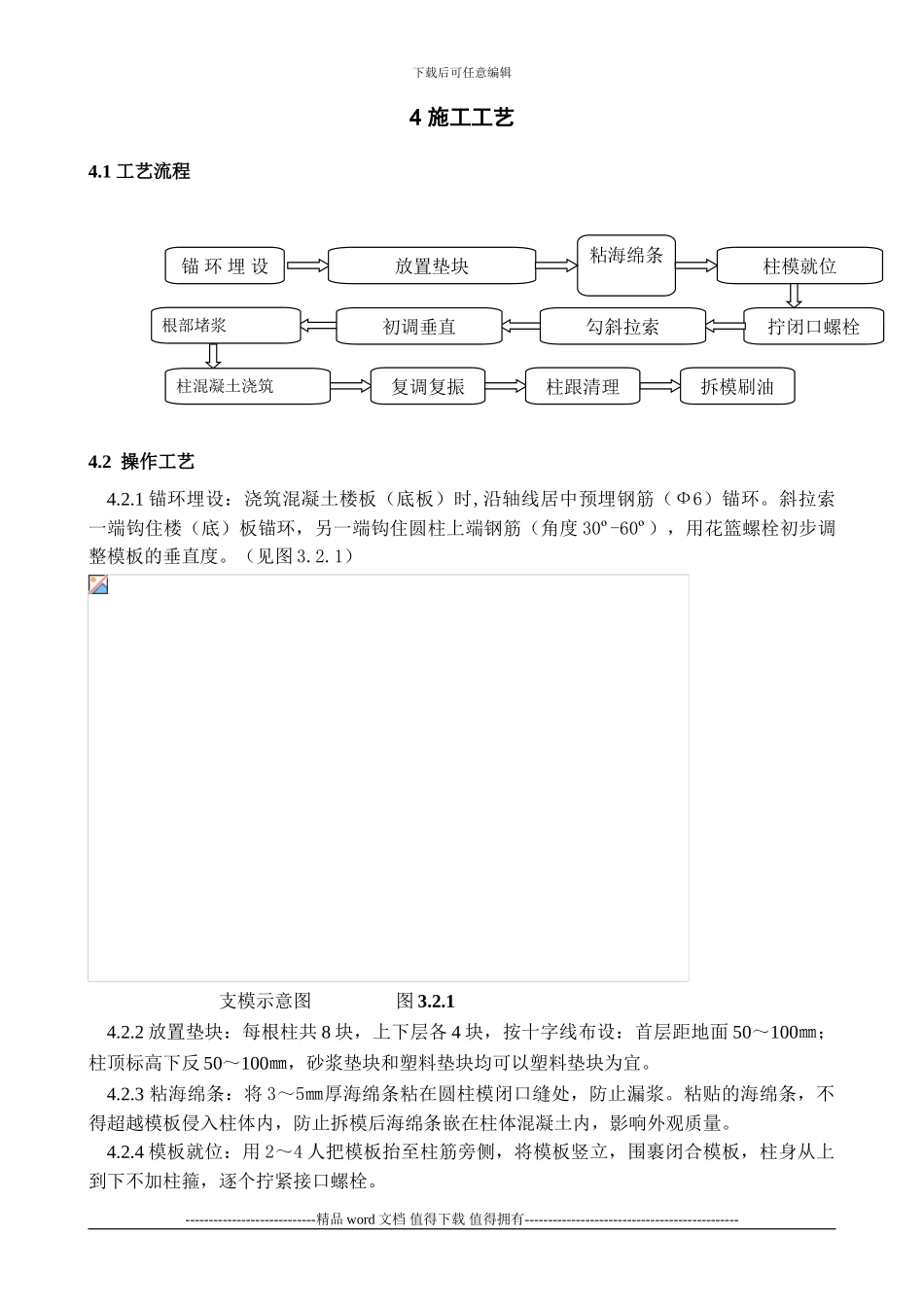 圆柱模版施工工艺标准_第2页