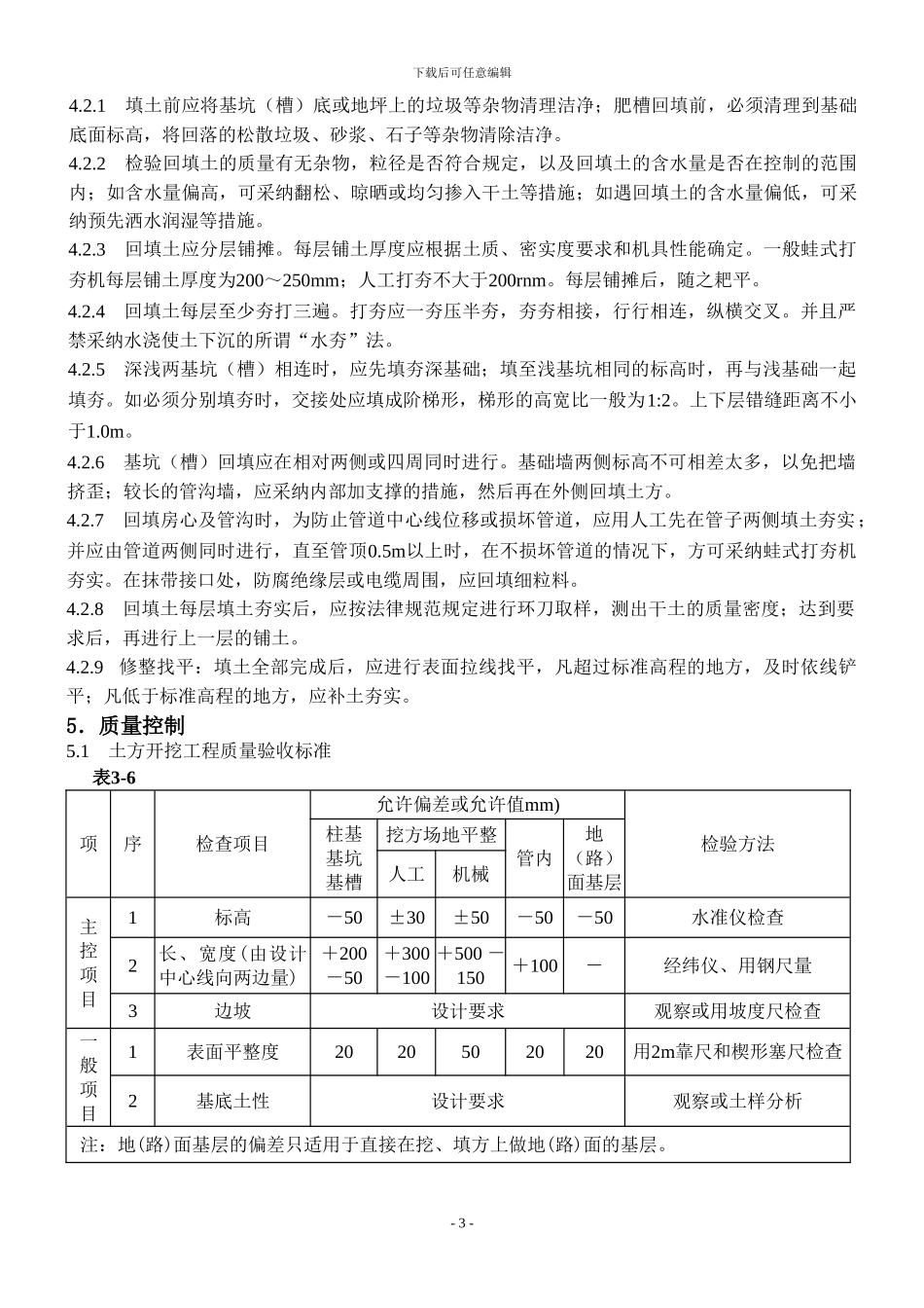 土方工程专项施工方案()_第3页