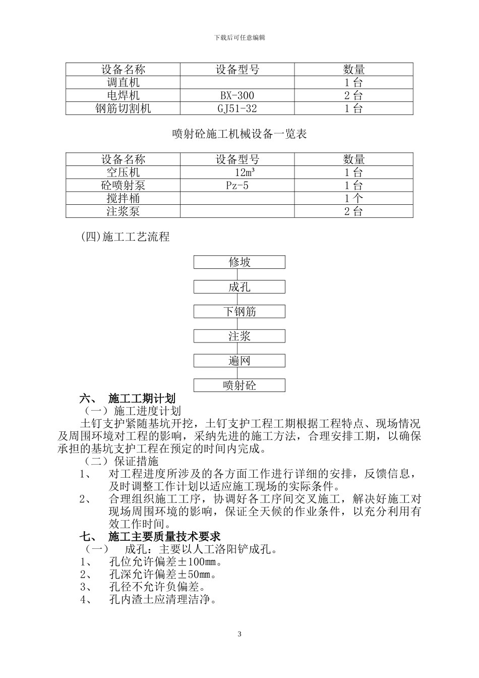 土钉墙支护设计施工方案_第3页
