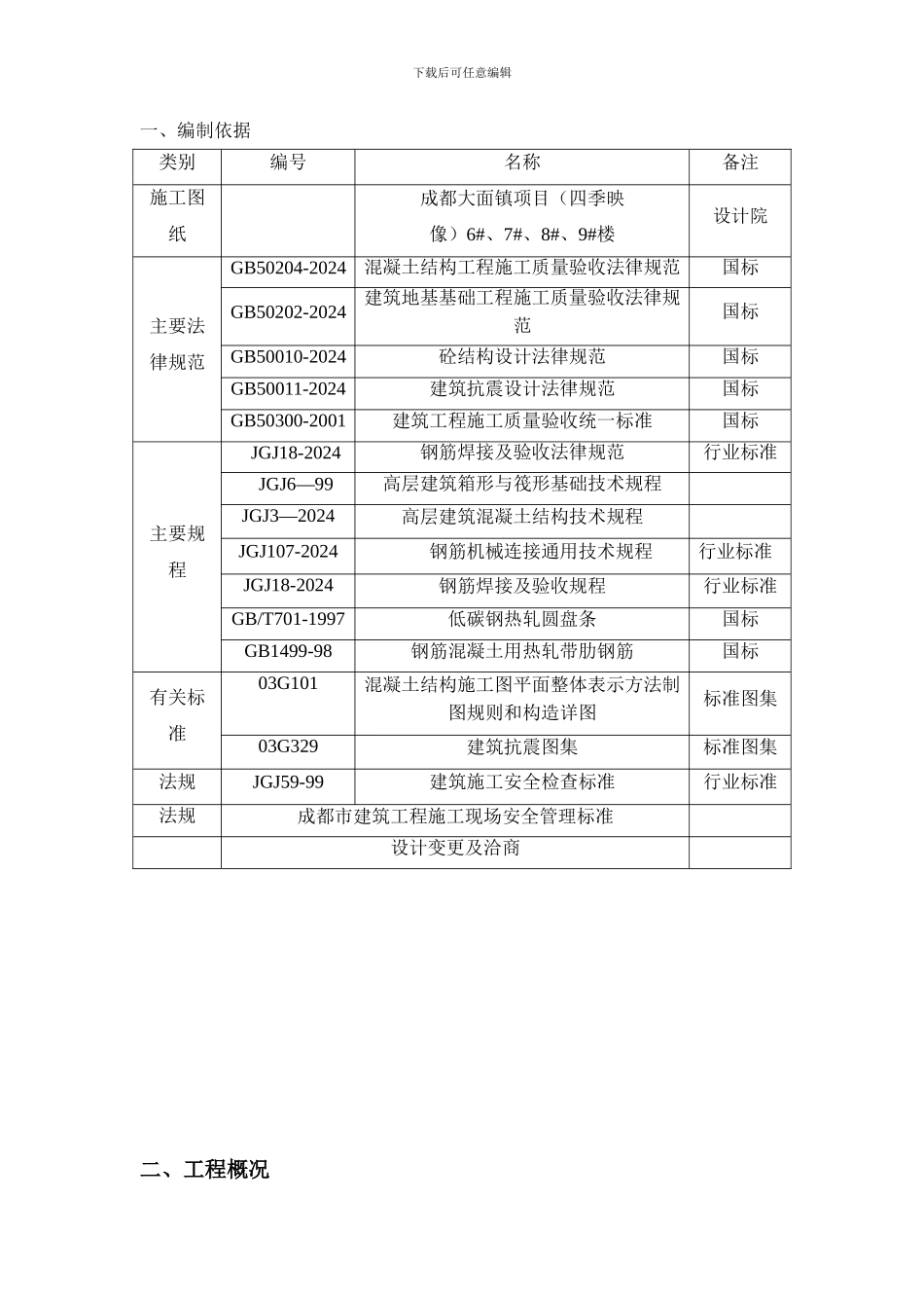 地上结构钢筋施工方案_第3页