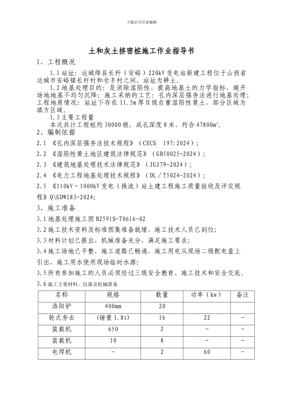 地基处理施工作业指导书_第1页