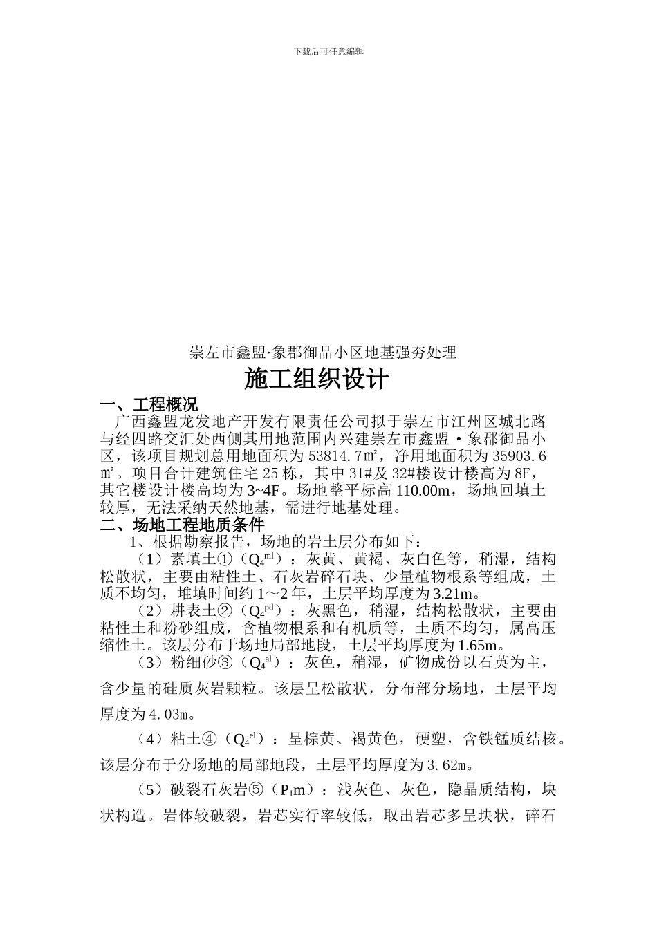 地基强夯处理工程施工组织设计方案_第3页